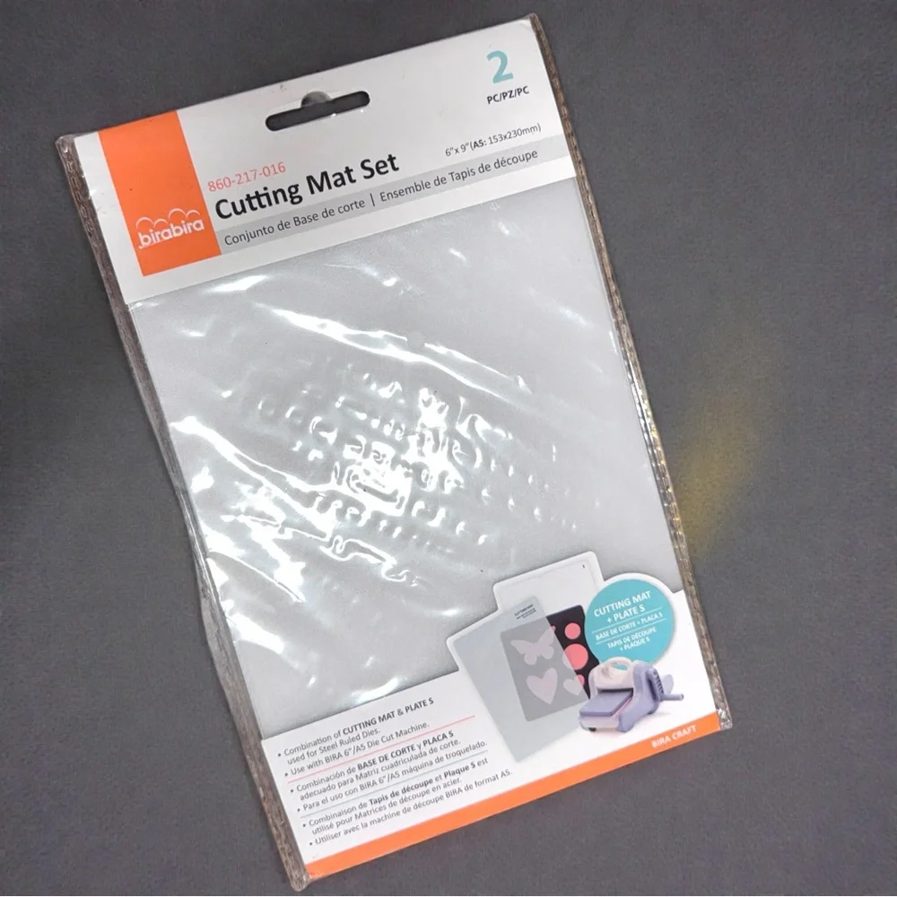 NWT Bira Craft Cutting Mat Set + Plate S for Bira 6” Die Cutting Machine | NWT